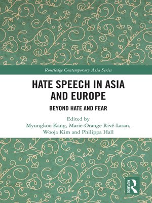 cover image of Hate Speech in Asia and Europe
